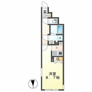 ルミナスパレス千代田【4階】の間取り