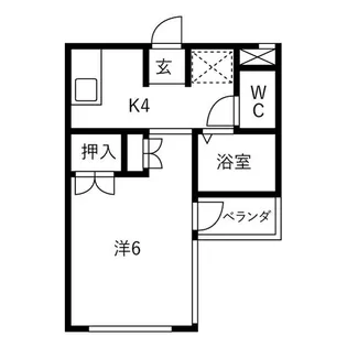 J’sハイツ【2階】の間取り