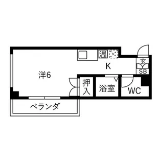 J’sハイツ【205号室】の間取り