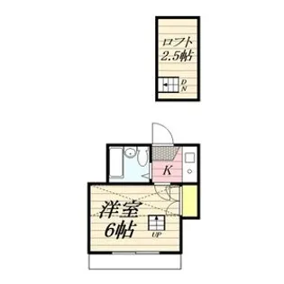 さくらハイツ六番町【0102号室】の間取り