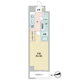 KDXレジデンス今池【0305号室】の間取り