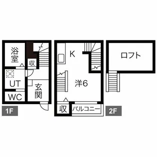 グランドステージ新栄【105号室】の間取り