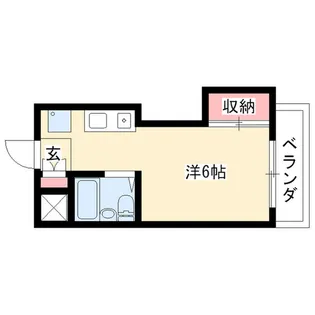 ロイヤルハイツII【1階】の間取り