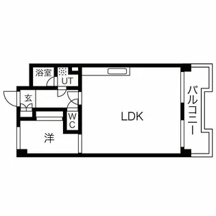 丸玉ハイツ【4階】の間取り