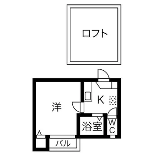 CLAUDIA浄心【1階】の間取り