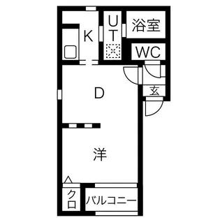 グランコンフォール米野I【2階】の間取り