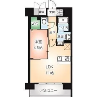 Naviglio Palazzo【8階】の間取り
