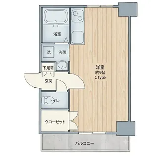 フラシア浅間町【5階】の間取り
