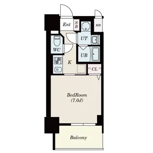 S-RESIDENCE浄心East【5階】の間取り