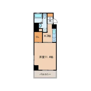 グランデ浅間町【8階】の間取り