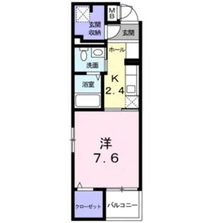 エトワール清水【2階】の間取り
