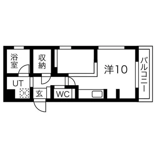 Mina八事石坂【2階】の間取り