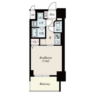 S-RESIDENCE浄心East【13階】の間取り