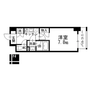 コンフォート新栄【0503号室】の間取り