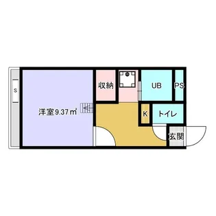 カノン【107号室】の間取り