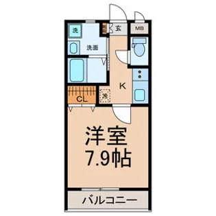 横峯ヒルズ【2階】の間取り
