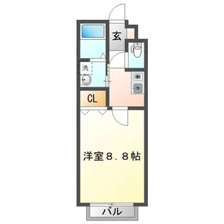 さくらハイツ【1階】の間取り