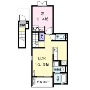 レジデンス フジⅢ【2階】の間取り