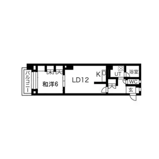 錦ハーモニービル【5階】の間取り