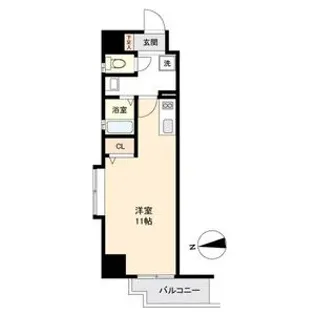 HF名駅北レジデンス WEST【0901号室】の間取り