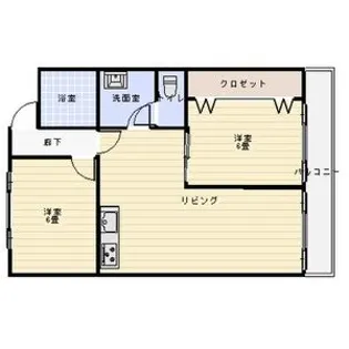 グレースメゾンムラセ【2階】の間取り