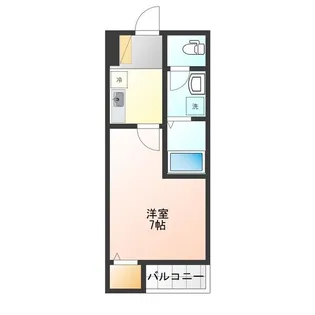 クレフラスト大杉町 A棟【1階】の間取り