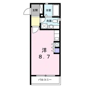 アーバン・ケティーズ【5階】の間取り