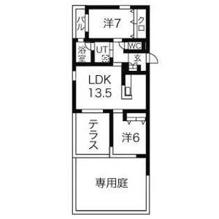 サーキュラー・アーク【1階】の間取り