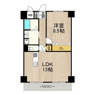 エルスタンザ金山EST【3階】の間取り
