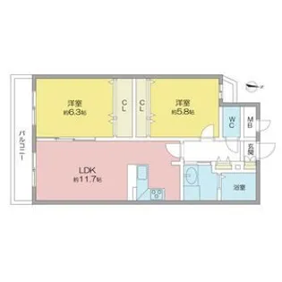 SOAR【1階】の間取り