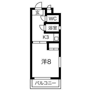 メゾン・ルミエール【1階】の間取り