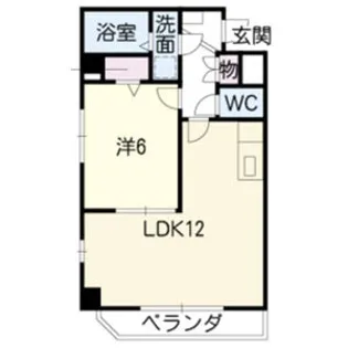 レモナ千成【3階】の間取り