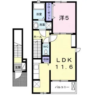 La Luce【2階】の間取り