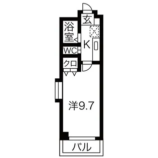 シティライフ上社【5階】の間取り