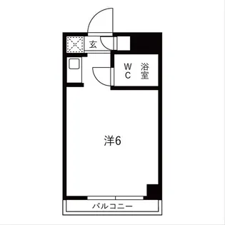 プレスイン豊【4C号室】の間取り