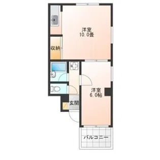 アーク若宮【2階】の間取り