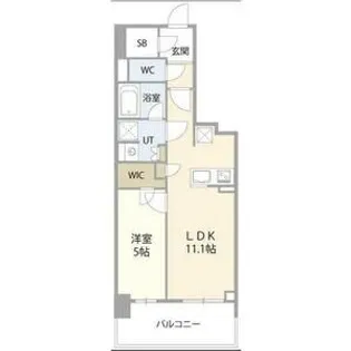 オープンレジデンシア栄【4階】の間取り