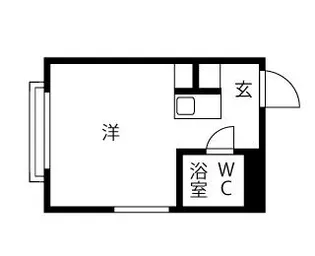 プレスイン六番町【4F号室】の間取り