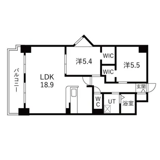 ソフィアメゾン【203号室】の間取り