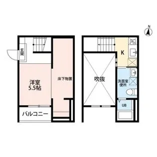 VIVA米野Ⅱ(ビバコメノツー)【2階】の間取り