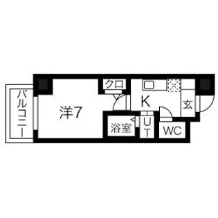 リアライズ代官町【9階】の間取り