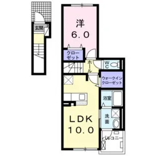 グランデイゾラ【206号室】の間取り