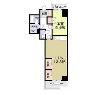ITOH壱番館【9階】の間取り