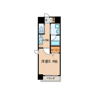 ウルフィエスタ桜山【2階】の間取り