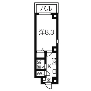 T's Dream【7階】の間取り