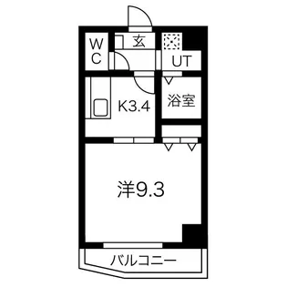 ル・シャンパーニュ【6階】の間取り