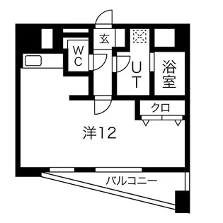プラウランド名駅【10階】の間取り