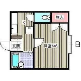 名東レジデンスⅡ【2C号室】の間取り