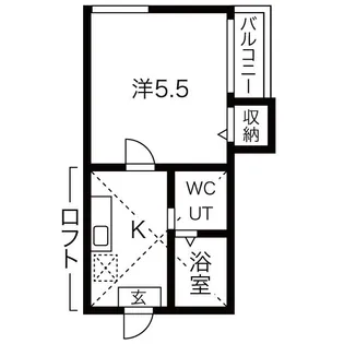ルミエール本陣【1階】の間取り