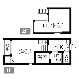 アーク名古屋【1階】の間取り